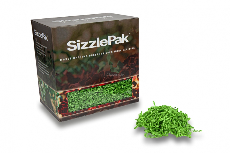 Materijal za punjenje SizzlePak - Limeta zelena (1.25 kg), 80 grama papir