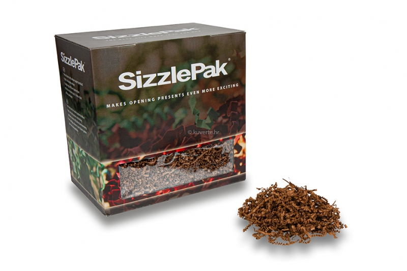 Materijal za punjenje SizzlePak - Smeđa (1.25 kg), 80 grama papir