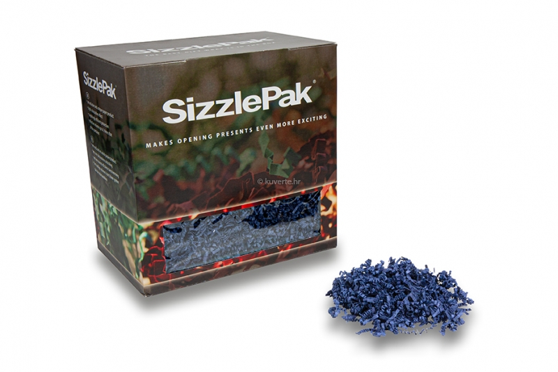 Materijal za punjenje SizzlePak - Tamnoplava (1.25 kg), 80 grama papir
