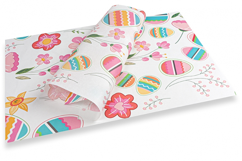 Svileni papir za Uskrs - svijetle boje