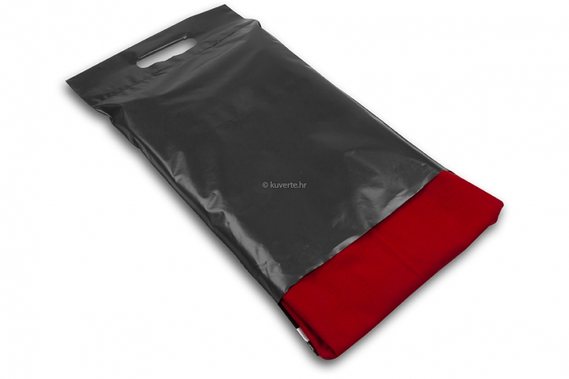 Neprozirne plastične vrećice crnoj boji s ručkom
