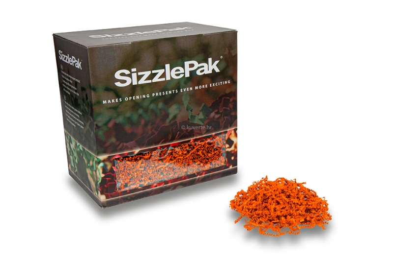 Materijal za punjenje SizzlePak - Narančasta (1.25 kg), 80 grama papir