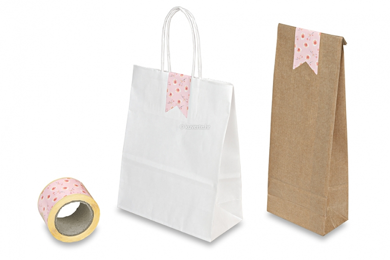 Tiskane duguljaste naljepnice - cvijeće