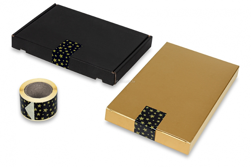 Tiskane duguljaste naljepnice - zvijezde