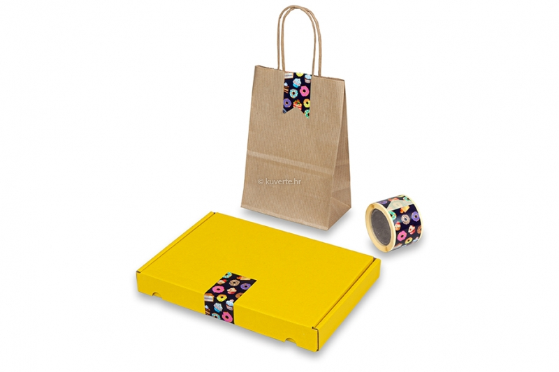 Tiskane duguljaste naljepnice - slatkiši