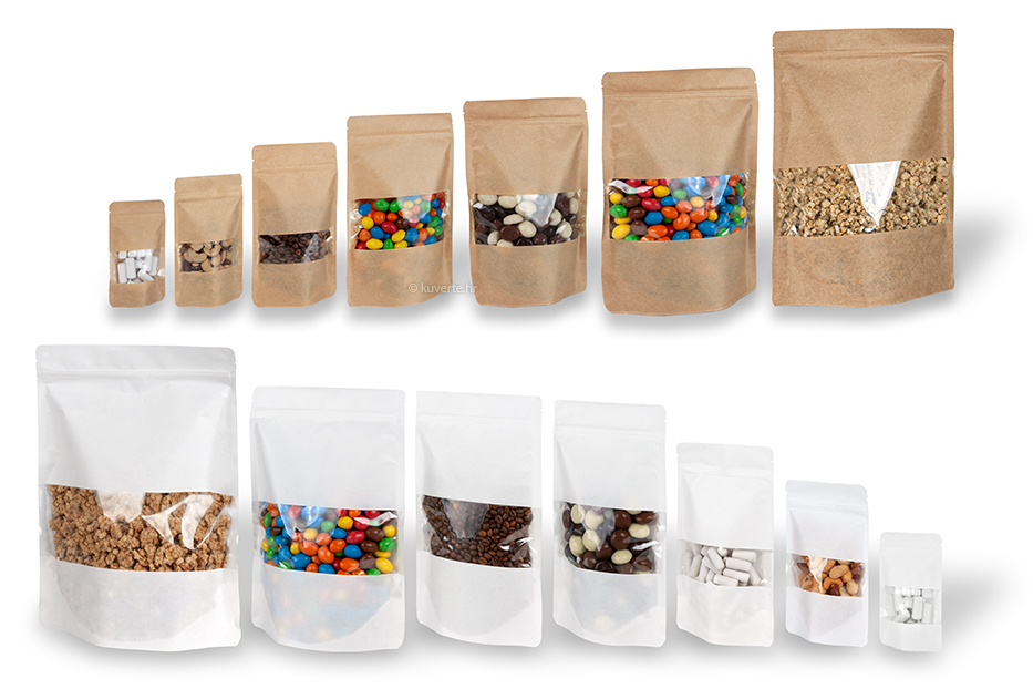 Samostojeće  vrećice s prozorom 