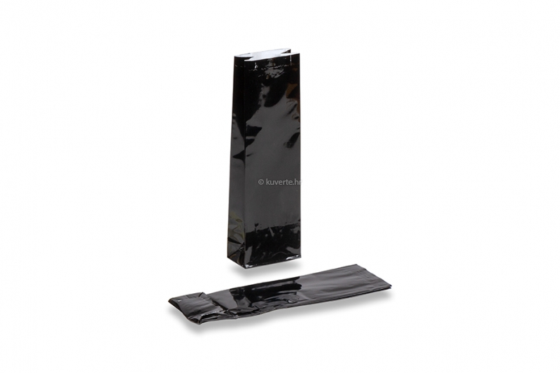 Vrećice u boji sa križnim dnom - crna 55 x 30 x 175 mm, 50 grama