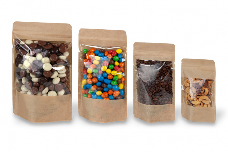 Samostojeće  vrećice s velikim prozorom