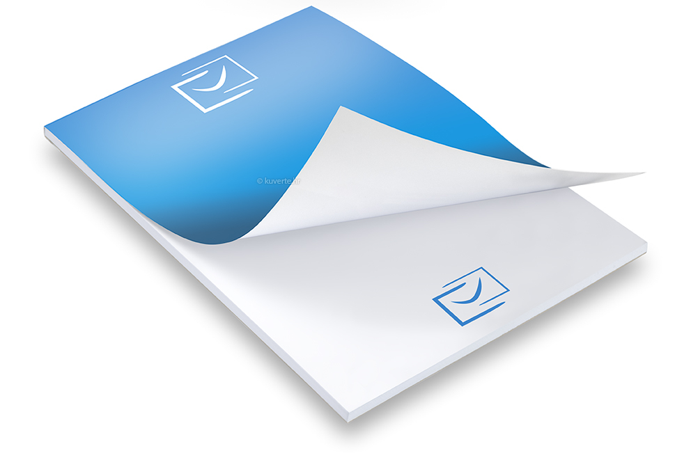 Tiskane bilježnice - 210 x 297 mm, korice s sjajnim laminatom