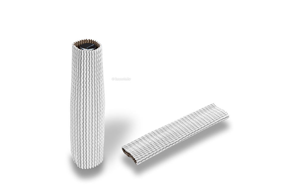 Navlake za boce jasno bijela - 23 cm visine: za promjer od 3,5 cm do 5,5 cm