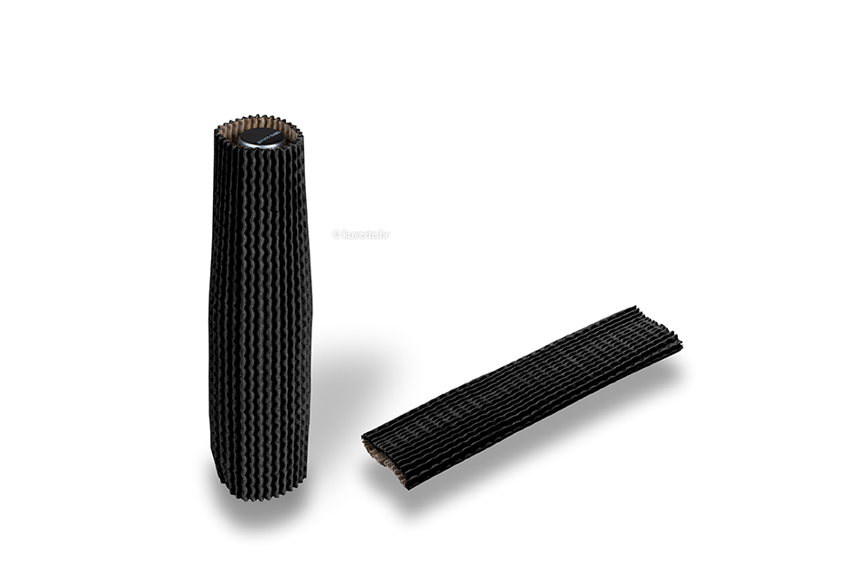 Navlake za boce crna - 23 cm visine: za promjer od 3,5 cm do 5,5 cm