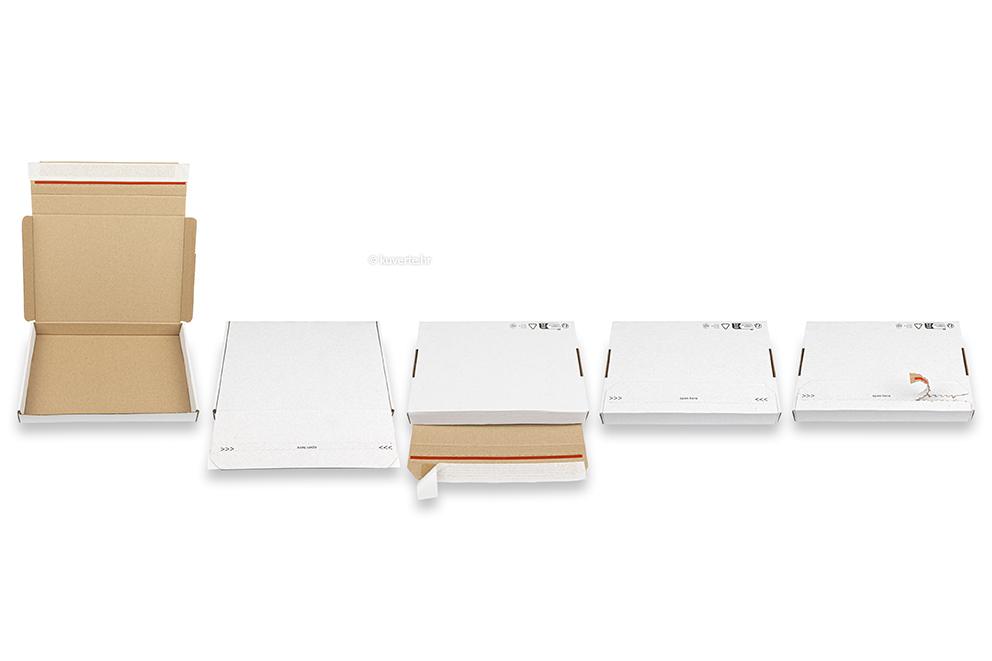 Preklopne kutije za slanje s ljepljivom trakom